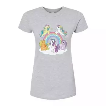 Облегающая футболка My Little Pony Group для юниоров Licensed Character, серый