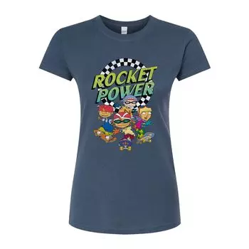 Облегающая футболка Nickelodeon Rocket Power Skating для юниоров Nickelodeon, синий