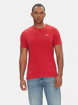 Облегающая футболка Original Basic PM508212 Pepe Jeans, красный