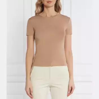 Облегающая футболка Pinko, коричневый