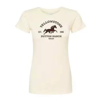 Облегающая футболка с логотипом Yellowstone Horse для юниоров Licensed Character