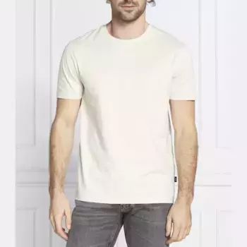 Облегающая футболка Tessler мерсеризованный Boss, бежевый