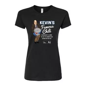 Облегающая футболка The Office Kevin's Chilli для юниоров Licensed Character, черный