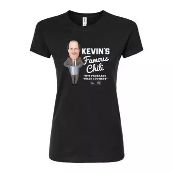 Облегающая футболка The Office Kevin's Chilli для юниоров Licensed Character, черный