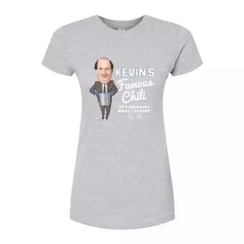 Облегающая футболка The Office Kevin's Chilli для юниоров Licensed Character, серый