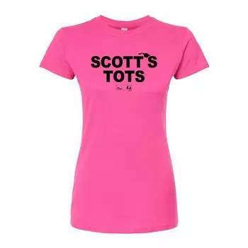 Облегающая футболка The Office Scott's Tots для юниоров Licensed Character, розовый