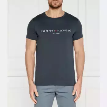 Облегающая футболка Tommy Hilfiger, синий
