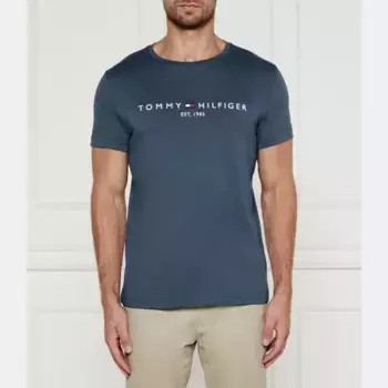 Облегающая футболка Tommy Hilfiger, синий