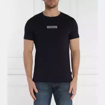 Облегающая футболка Tommy Hilfiger, синий