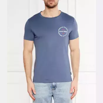 Облегающая футболка Tommy Hilfiger, синий