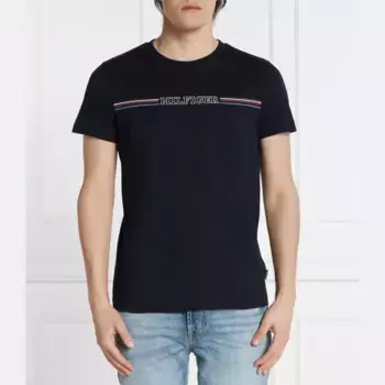 Облегающая футболка Tommy Hilfiger, синий