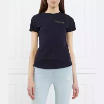 Облегающая футболка Tommy Hilfiger, синий
