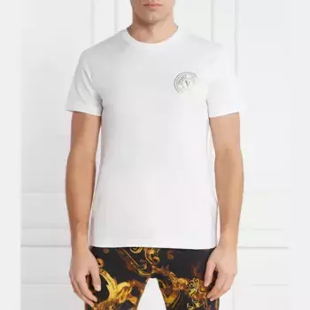 Облегающая футболка Versace, белый