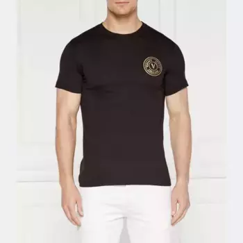 Облегающая футболка Versace, черный