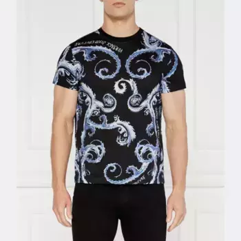 Облегающая футболка Versace, черный