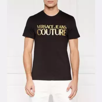 Облегающая футболка Versace, черный