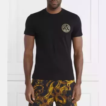 Облегающая футболка Versace, черный