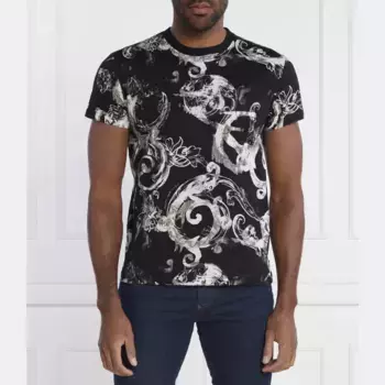 Облегающая футболка Versace, черный