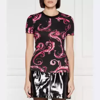 Облегающая футболка Versace, черный