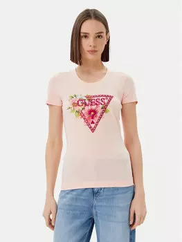 Облегающая футболка W5GI10 J1314 Guess, розовый