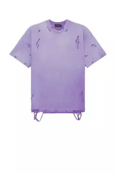 Облегающая футболка в делиберативном стиле Funeral Apparel, purple