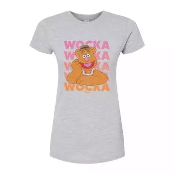 Облегающая футболка Wocka Wocka от Disney's The Muppets Juniors Licensed Character, серый