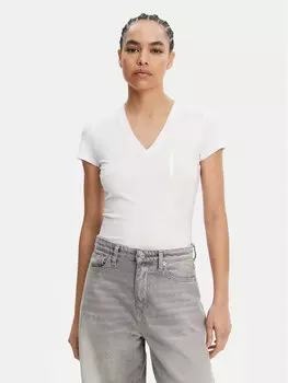 Облегающая футболка XW000529 AF10356 U0002 Armani Exchange, белый