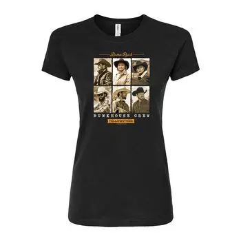Облегающая футболка Yellowstone Bunkhouse Crew для юниоров Licensed Character, черный