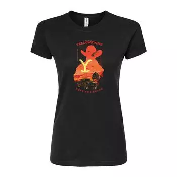 Облегающая футболка Yellowstone Wear The Brand для юниоров Licensed Character