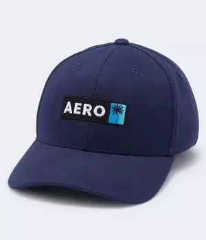 Облегающая кепка с буквами в тон Aeropostale, синий
