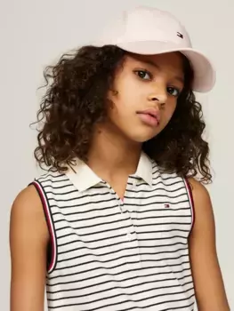 Облегающая кепка Tommy Hilfiger "SMALL FLAG CAP", Children's Kids Junior MiniMe, с застежкой-застежкой, розовый