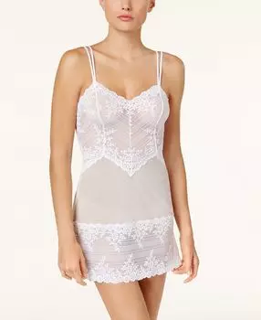 Облегающая кружевная прозрачная сорочка нижнее белье ночная рубашка 814191 Wacoal, мульти