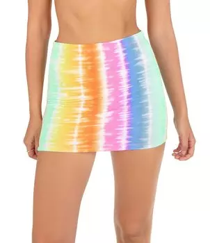 Облегающая мини-юбка с принтом Hurley Rainbow Ombre Tie-Dye, мультиколор