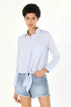 Облегающая рубашка с нагрудным карманом Colin'S, синий