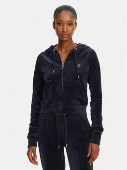 Облегающая толстовка Madison JCWA122001 Juicy Couture, синий