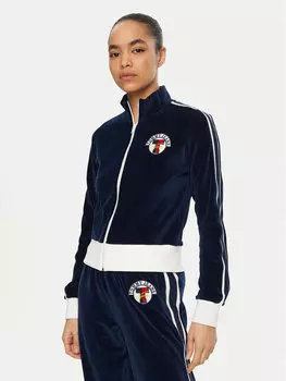 Облегающая толстовка Velvet DW0DW20565 Tommy Jeans, синий