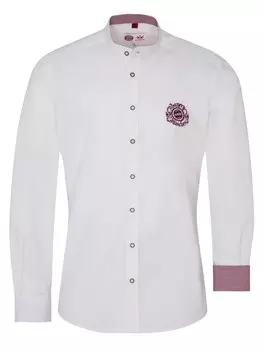 Облегающая традиционная рубашка на пуговицах SPIETH & WENSKY, белый