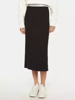 Облегающая юбка-карандаш DW0DW19365 Tommy Jeans, черный
