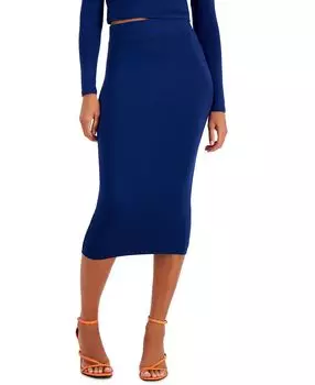 Облегающая юбка-миди, созданная для macy's Bar III, мульти