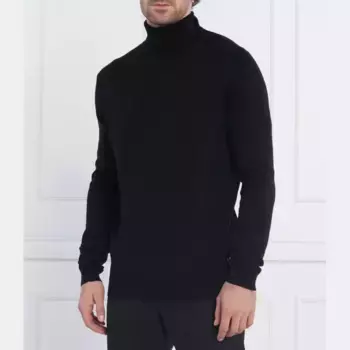 Облегающая водолазка с добавлением шерсти Karl Lagerfeld, черный
