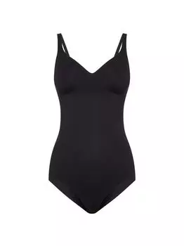 Облегающее боди 3W без рукавов Wolford, черный