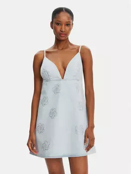 Облегающее джинсовое платье 1140641468 Rotate, голубой