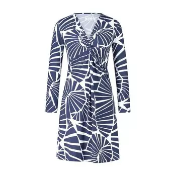 Облегающее фигуру мини платье из трикотажа с принтом Sassenbach, черный