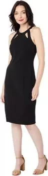 Облегающее коктейльное платье с вырезами Vince Camuto, черный