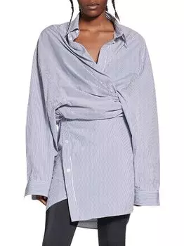Облегающее платье Balenciaga, синий
