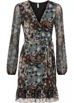 Облегающее платье Bodyflirt Boutique, коричневый