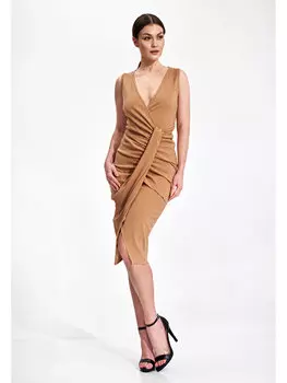 Облегающее платье Figlfigl, бежевый