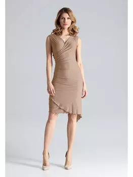 Облегающее платье Figlfigl, бежевый