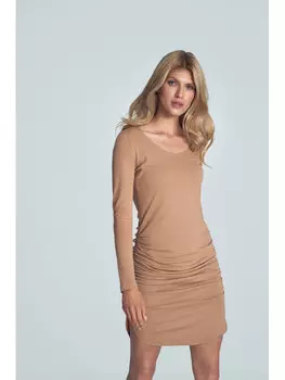 Облегающее платье Figlfigl, бежевый