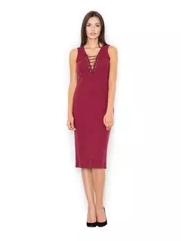 Облегающее платье Figlfigl, бургундия